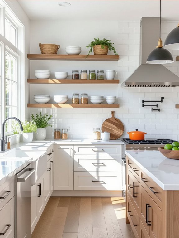 accessible stylish kitchen organization