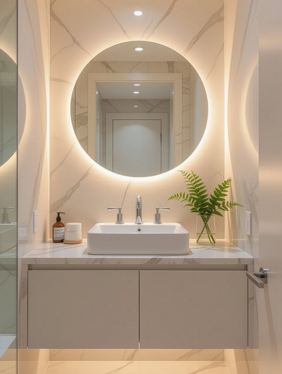 amplify space with mirrors
