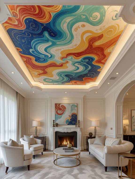 artistic ceiling design ideas