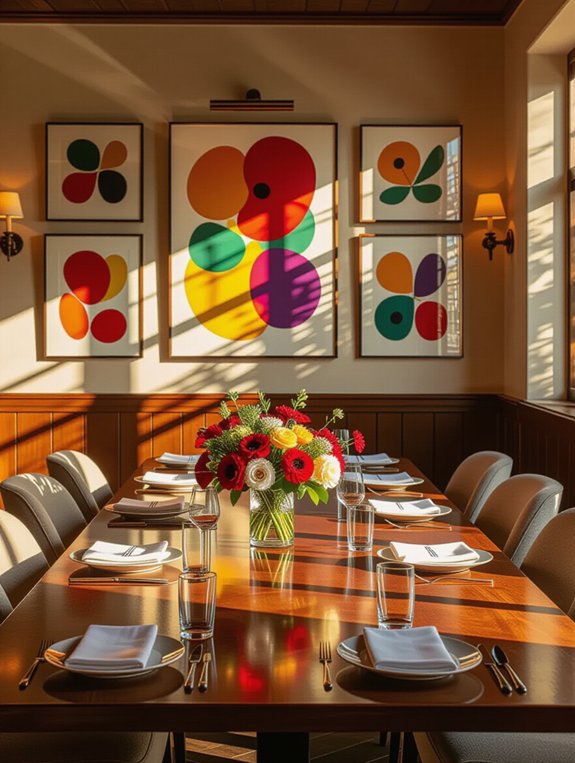 artistic wall art displays