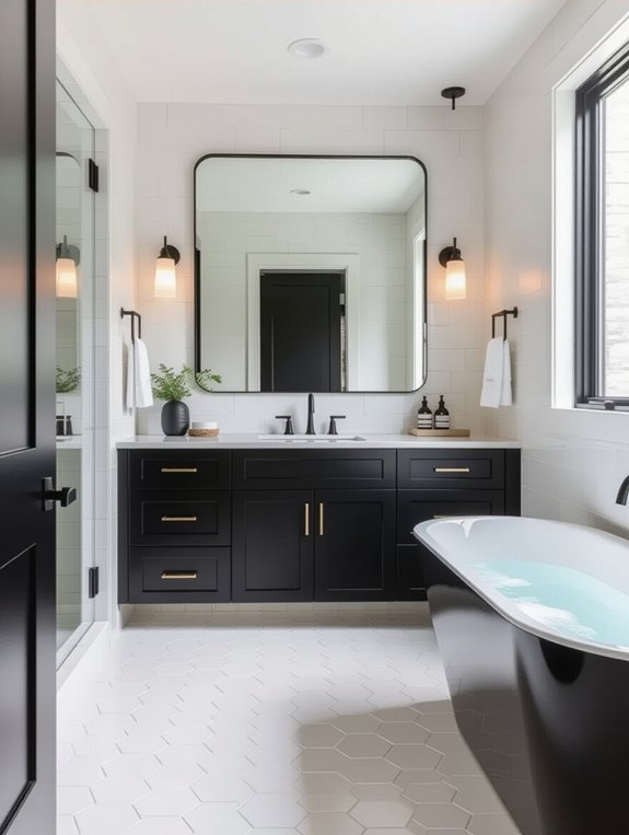 bold black cabinet elegance