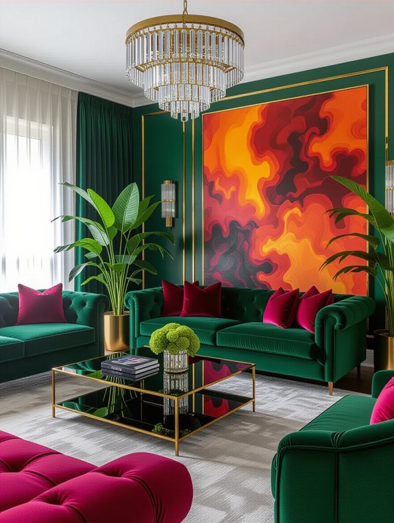 bold dramatic color palettes