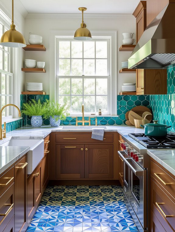 bold kitchen flooring choices
