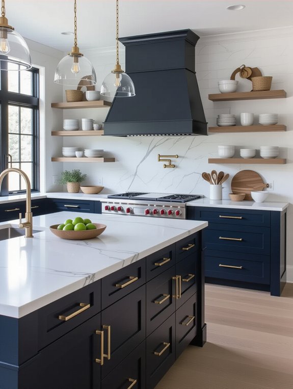 bold statement island cabinets
