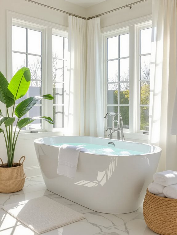 bright airy minimalistic retreat