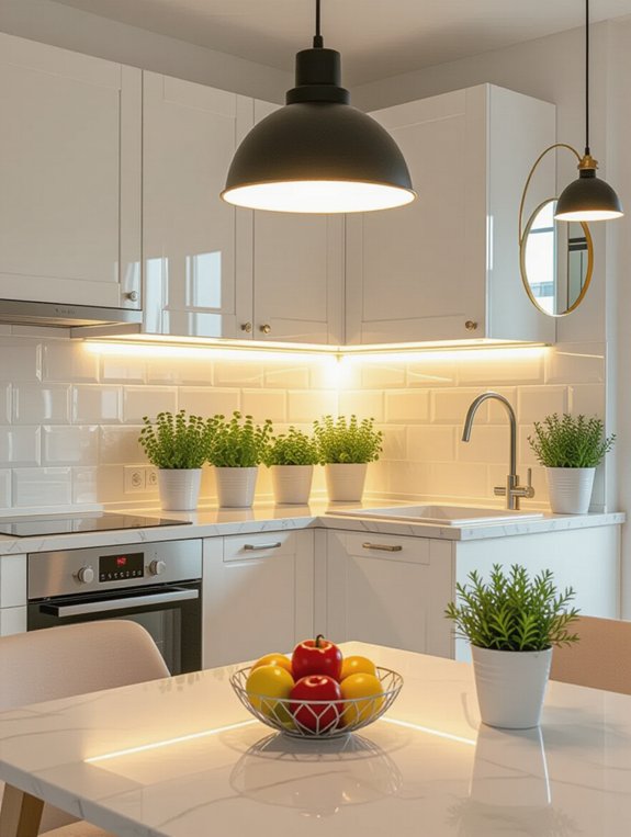 brighten up dark areas