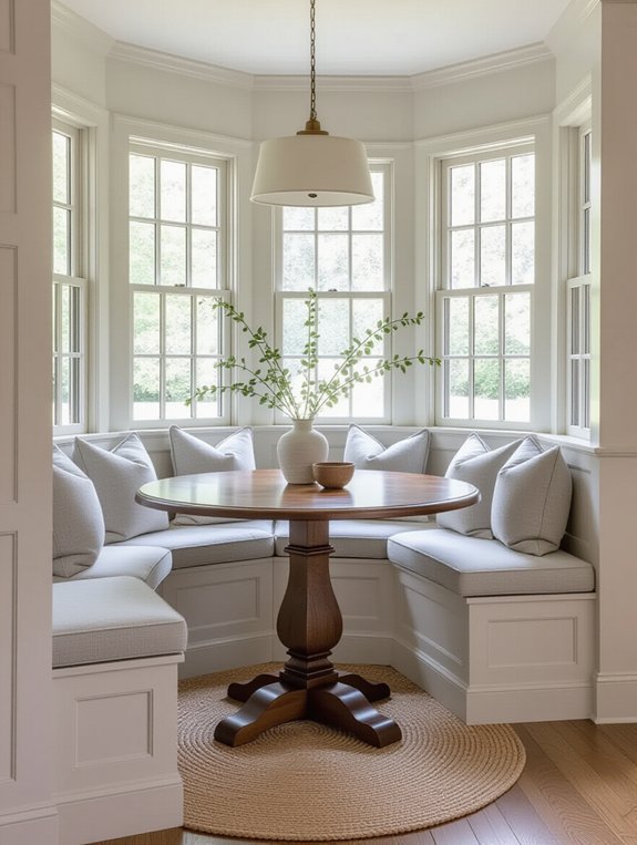 built in seating maximizes space