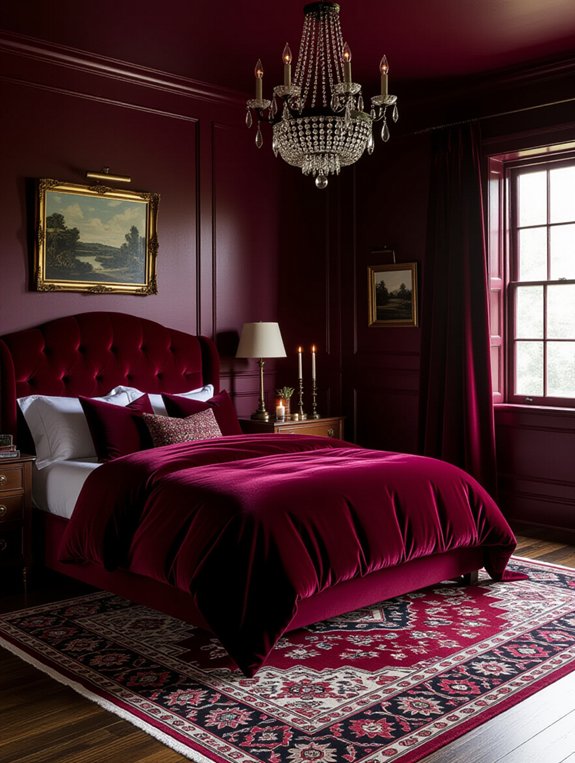 burgundy warmth and sophistication