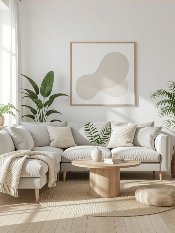 calm functional scandinavian design