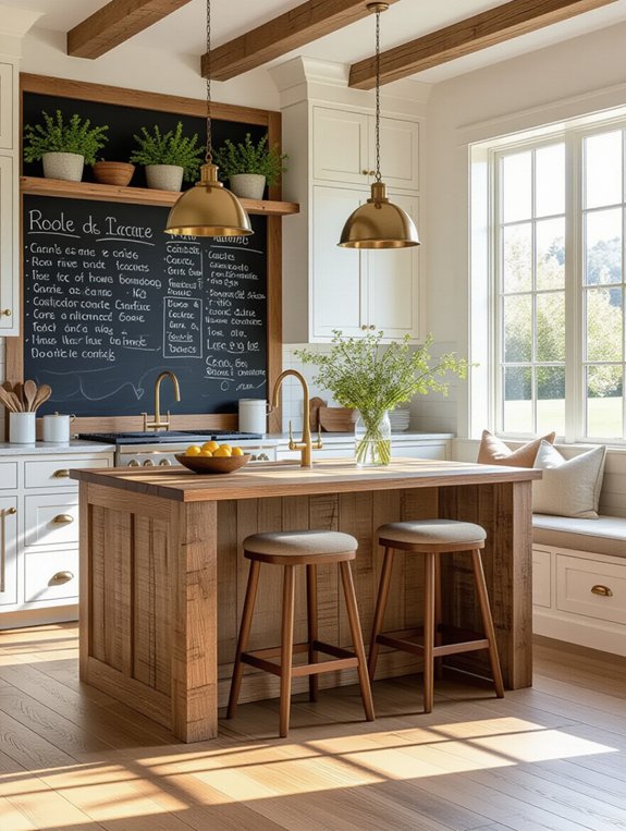 chalkboard wall kitchen functionality