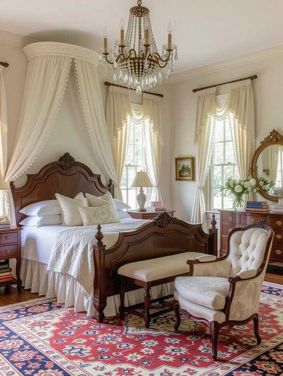 charming antique bedroom decor