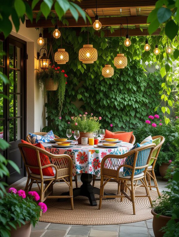 charming outdoor dining retreat