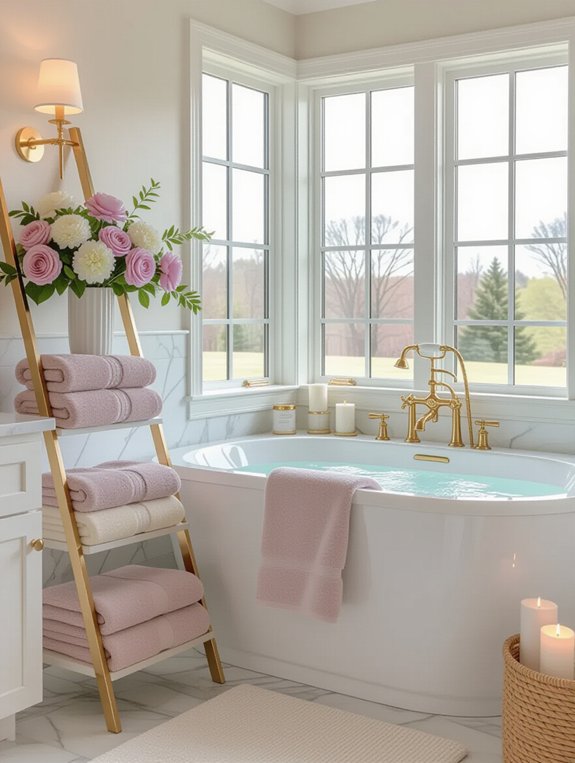 chic bathroom accessories elevate ambiance