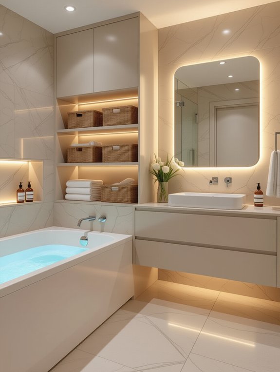 clever bathroom storage solutions