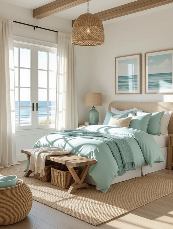 coastal bedroom tranquility design