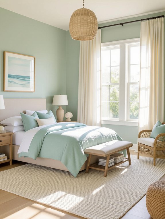 coastal bedroom tranquility elements
