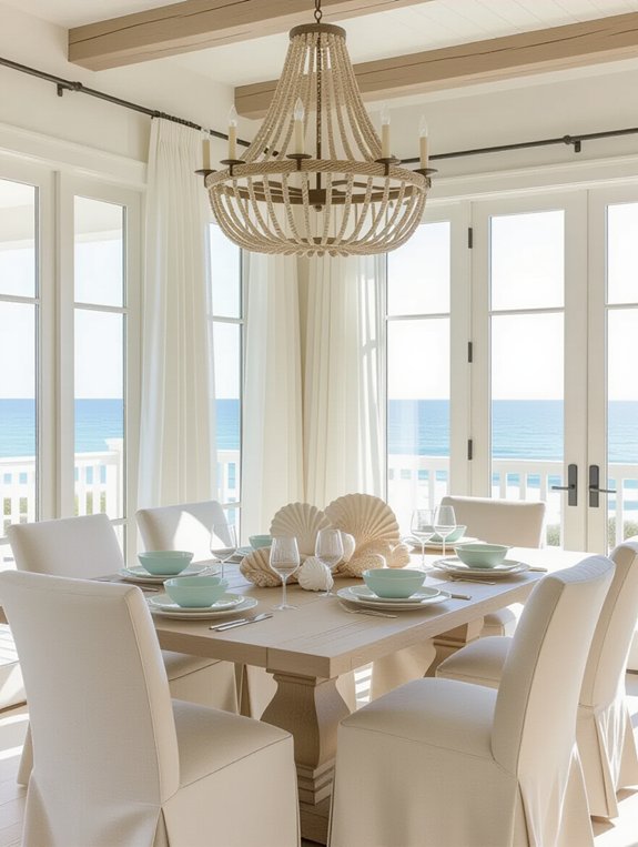 coastal decor with lightness