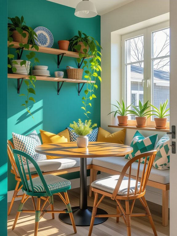 colorful accent wall ideas