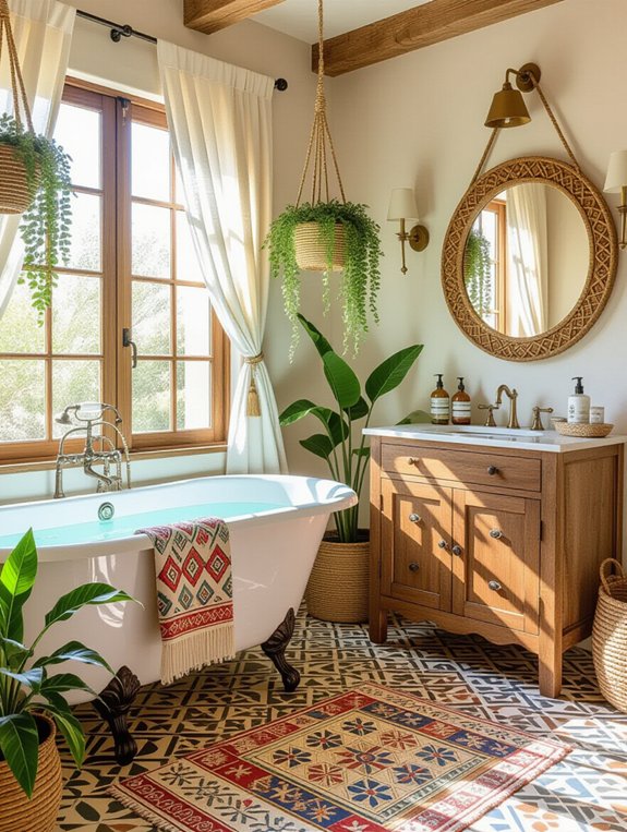 colorful eclectic natural retreat
