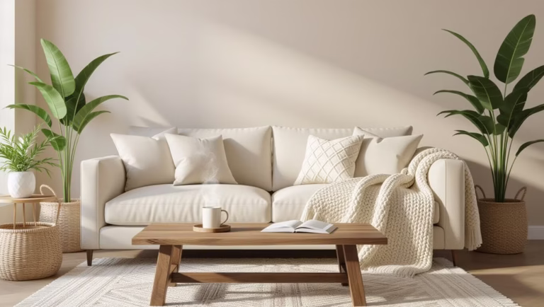 comfortable and stylish decor