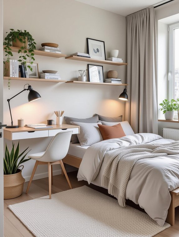 compact and stylish workspace