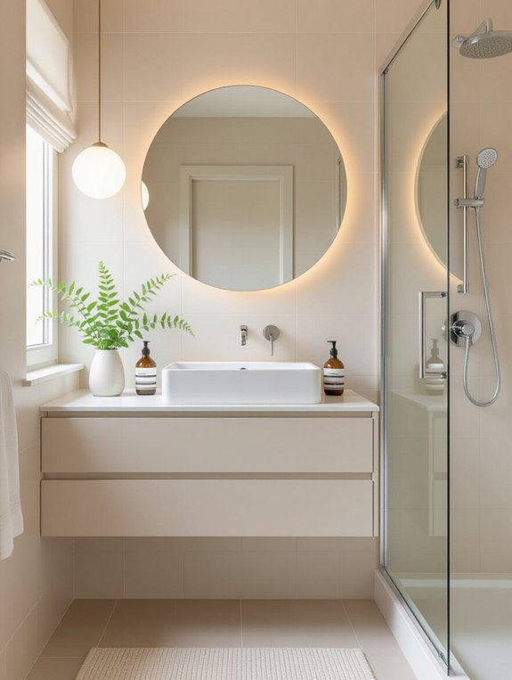 compact fixtures enhance functionality
