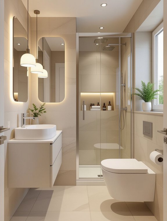 compact fixtures enhance space
