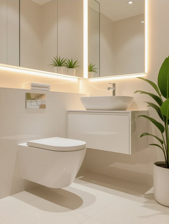 compact toilets save space