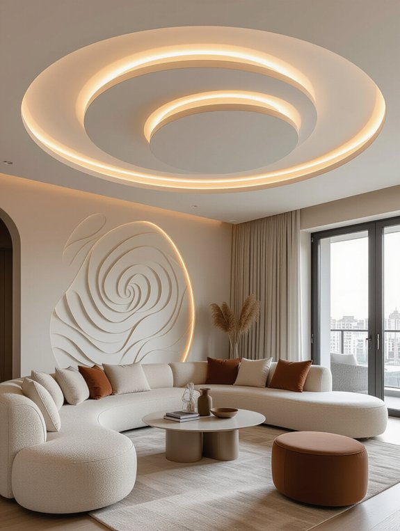 contemporary circular design harmony