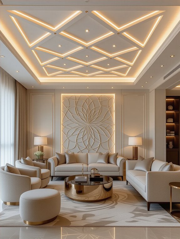 cove lighting enhances ambiance