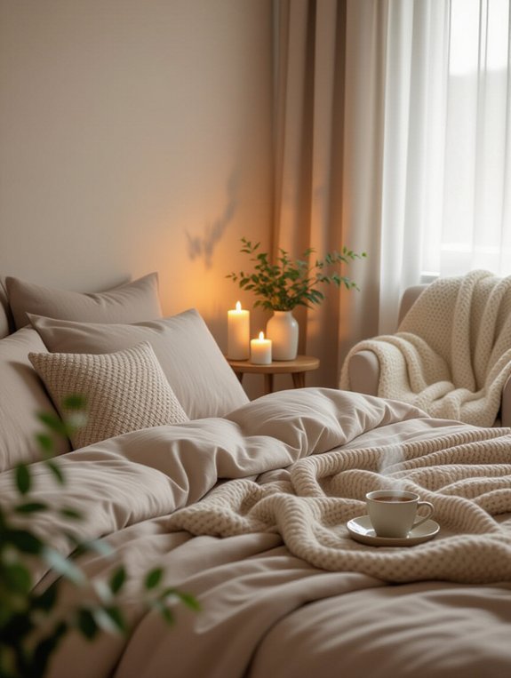 cozy bedroom scented candles