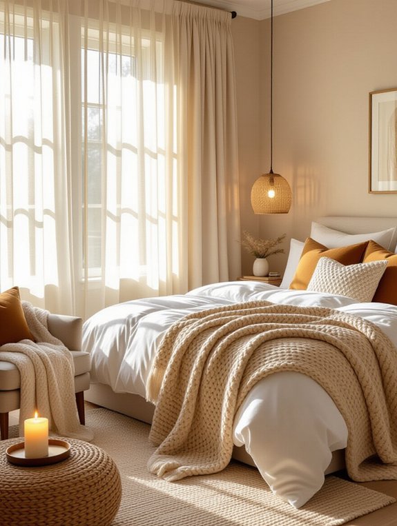 cozy blankets enhance comfort