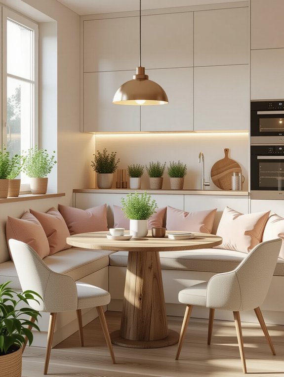cozy kitchen nook design