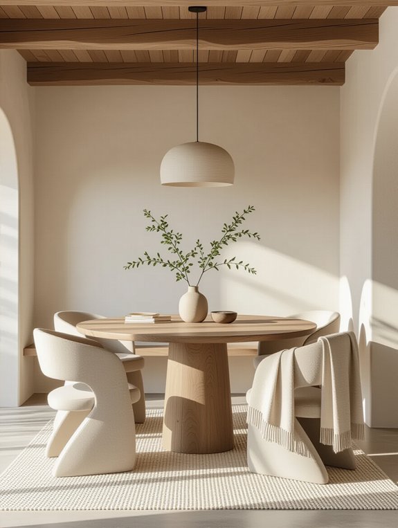 cozy minimalist dining nook