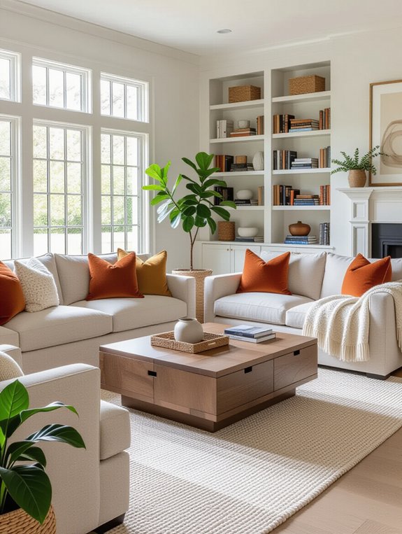 cozy multi functional living room