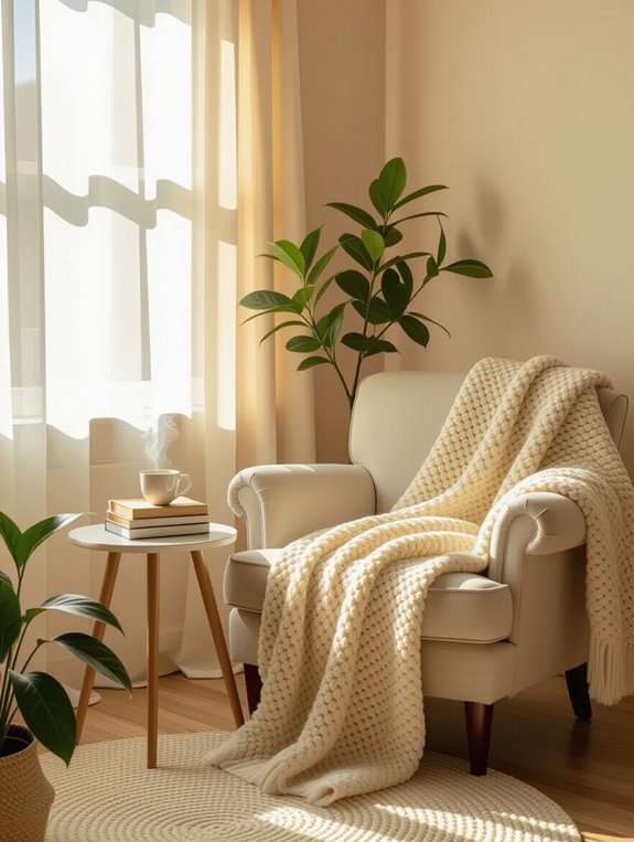 cozy nook for reading