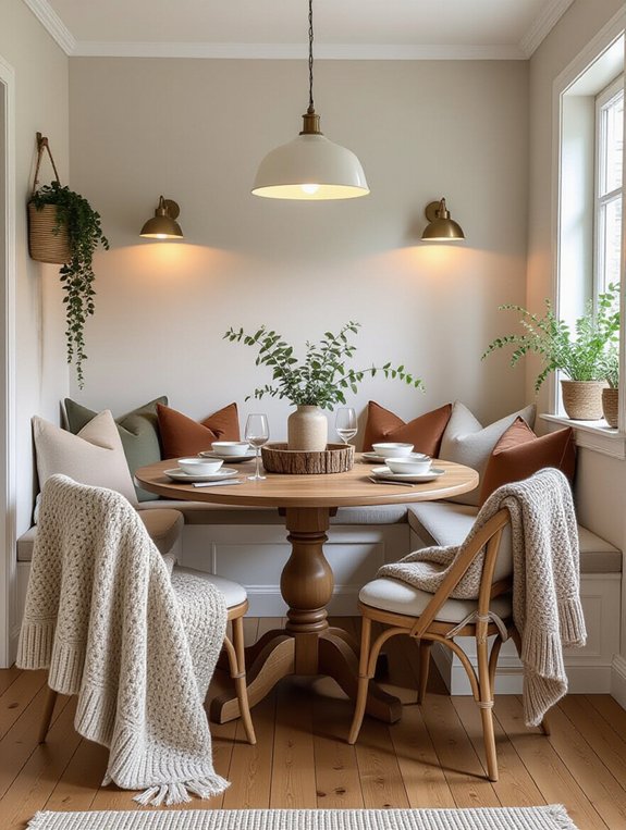 cozy nook with cushions