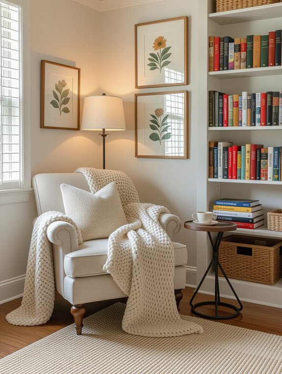 cozy reading corner retreat