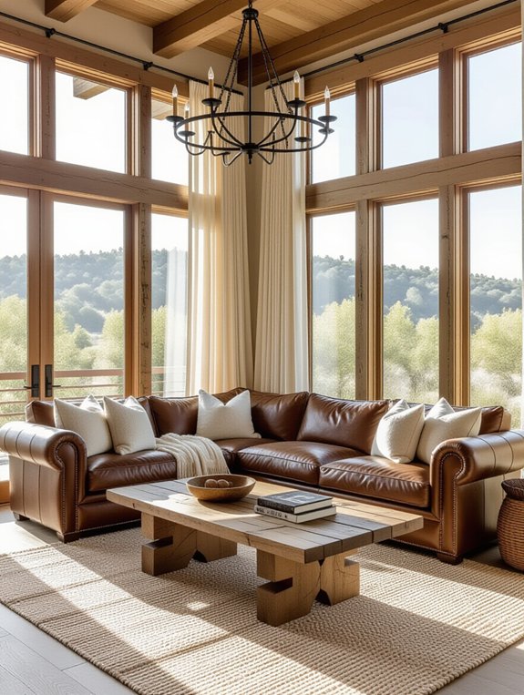 cozy rustic living room