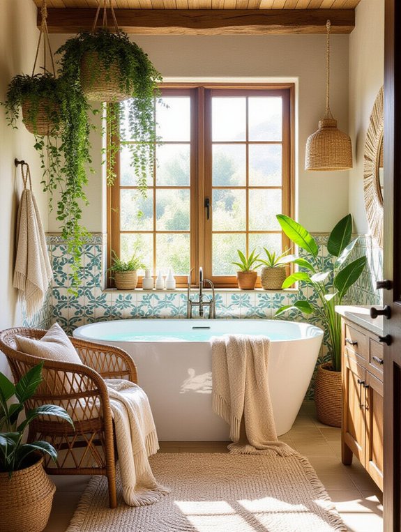 cozy seating transforms bathrooms