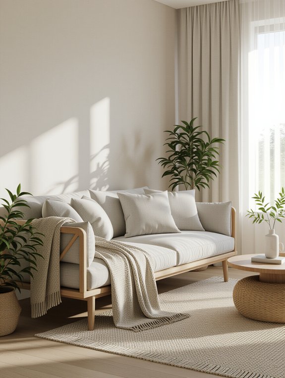 cozy textiles enhance comfort