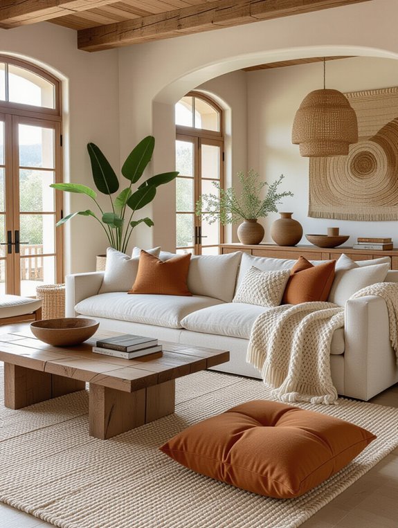 cozy textured living room