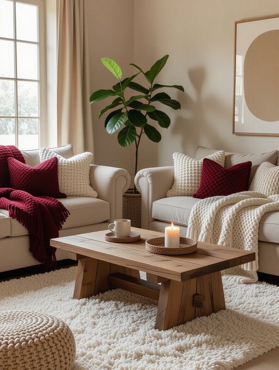 cozy throws enhance comfort