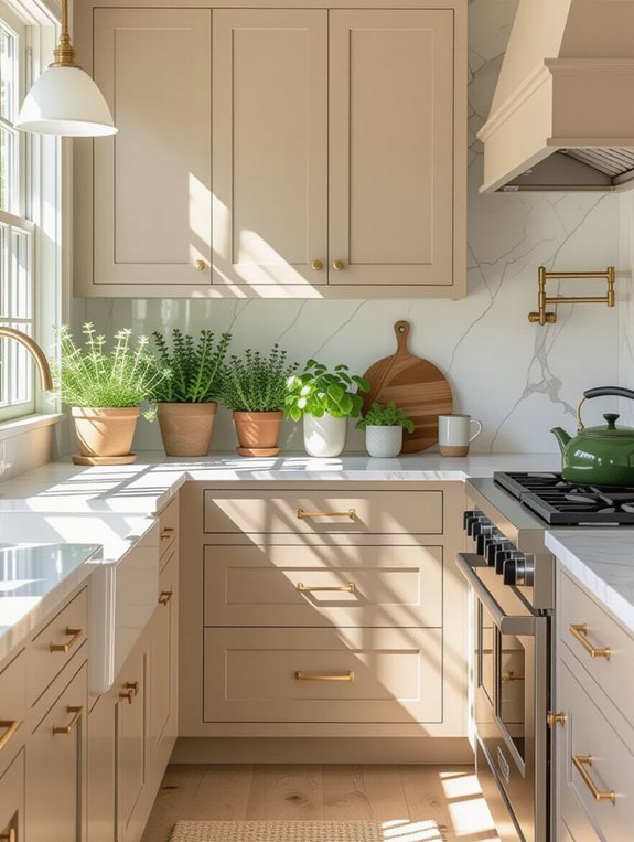 cozy versatile kitchen color