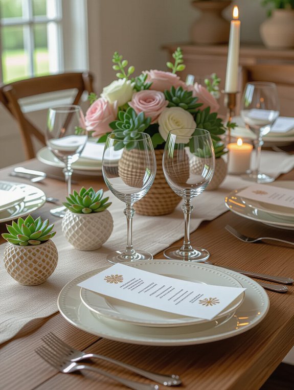 creative place card arrangements