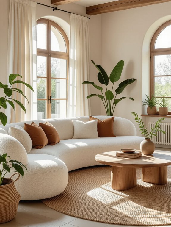 curvy furniture and decor