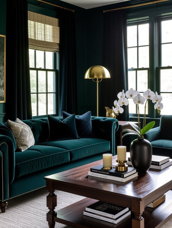 dark sophisticated interior design