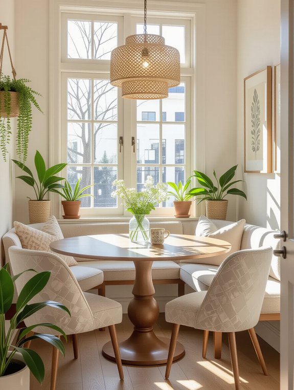 decorative lighting enhances ambiance