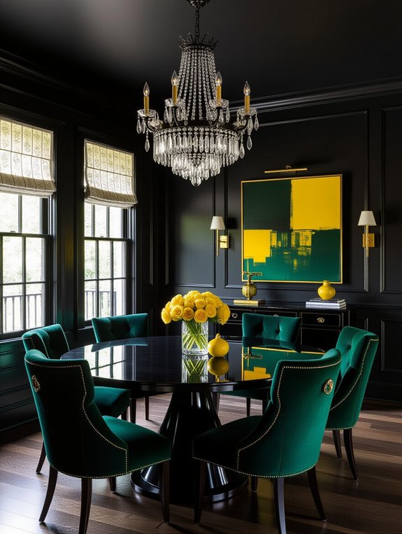 dramatic dining room transformation