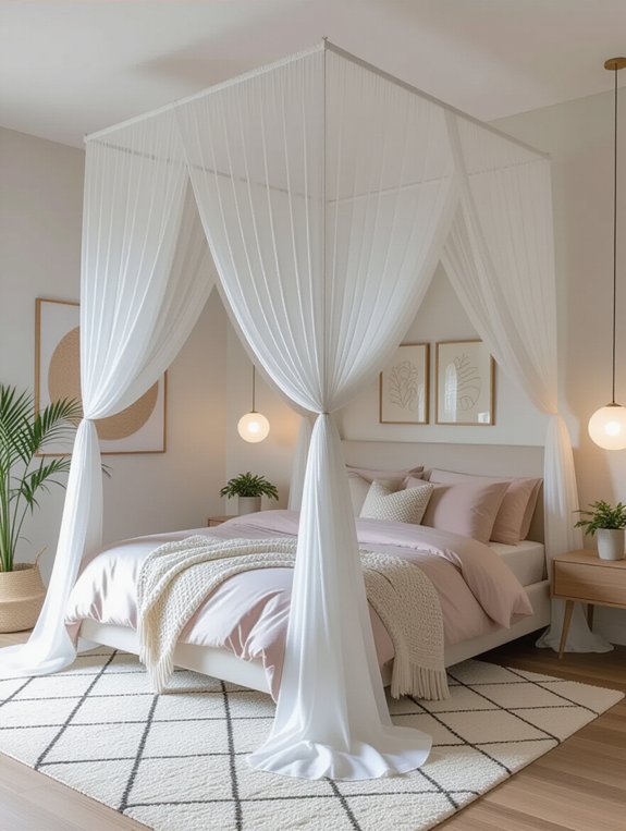 dreamy canopy bed design